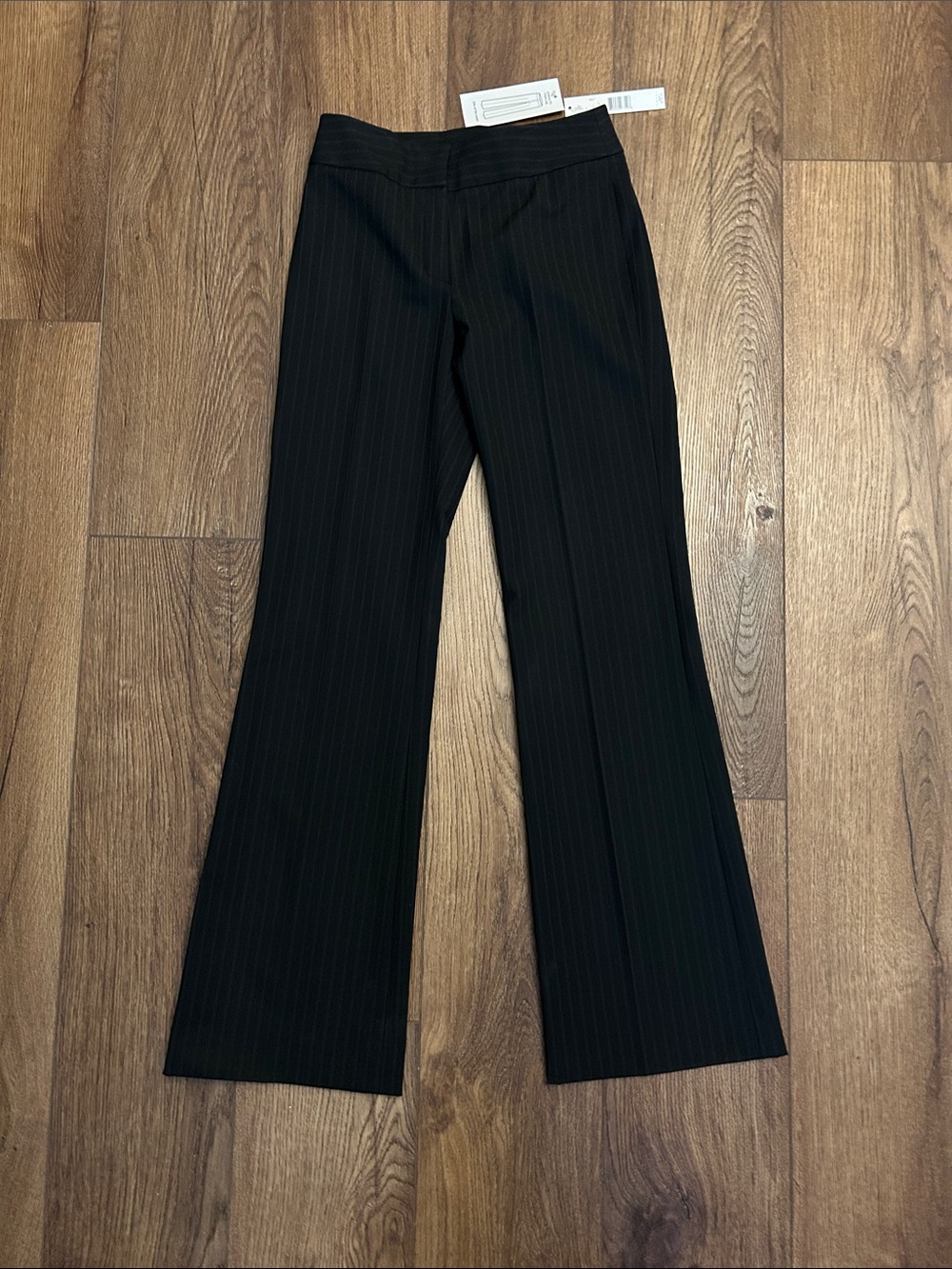 Antonio Melani Antonio Flare Leg Women’s Black Pinstripe Tailored Pants 0 NWT